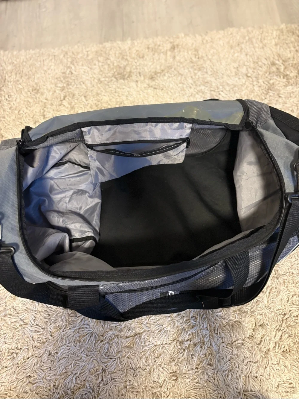 adidas team speed Gray Duffel Bag
